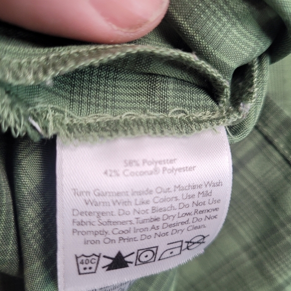 Eddie Bauer Lot Of 2 Men's Short Sleeve Button Up Plaid Shirts Size XXL - Picture 12 of 14